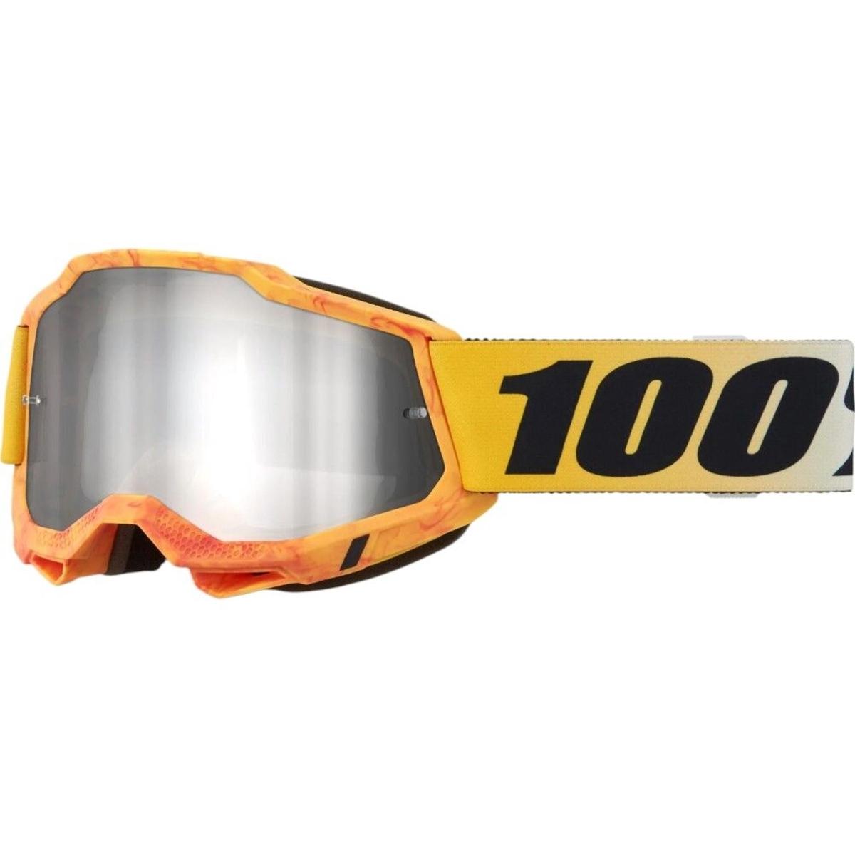 100% Accuri 2 Goggles Razza - Silver Mirror Lens